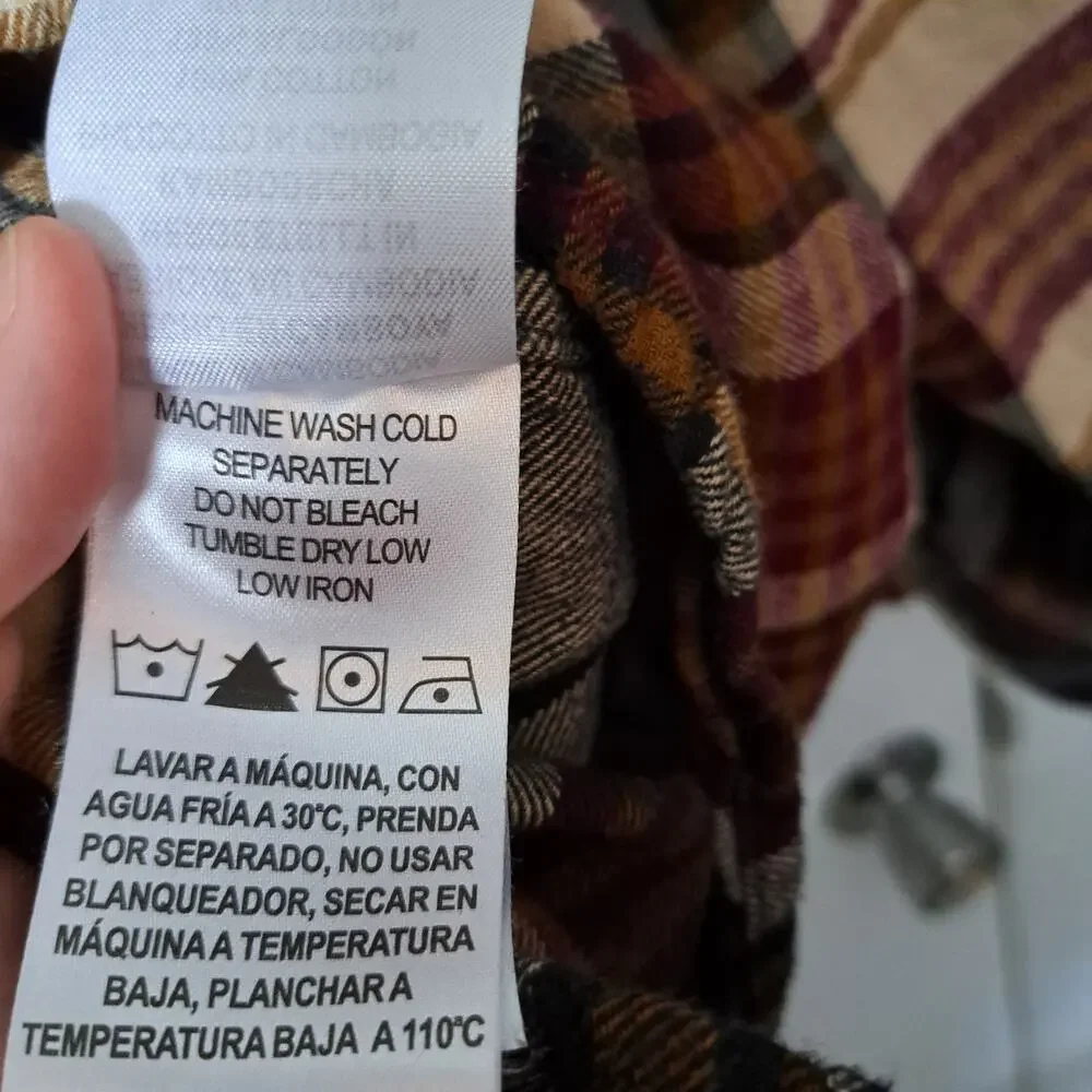 Legendary Whitetails Brown Plaid Long Sleeve Button Down Men's Larege - Picture 6 of 6